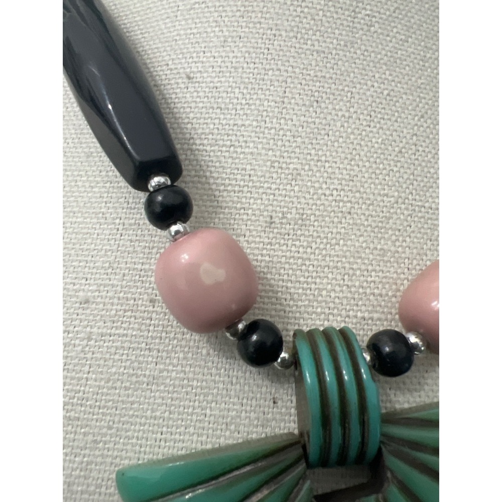 Multicolor Statement Necklace - Picture 3 of 5